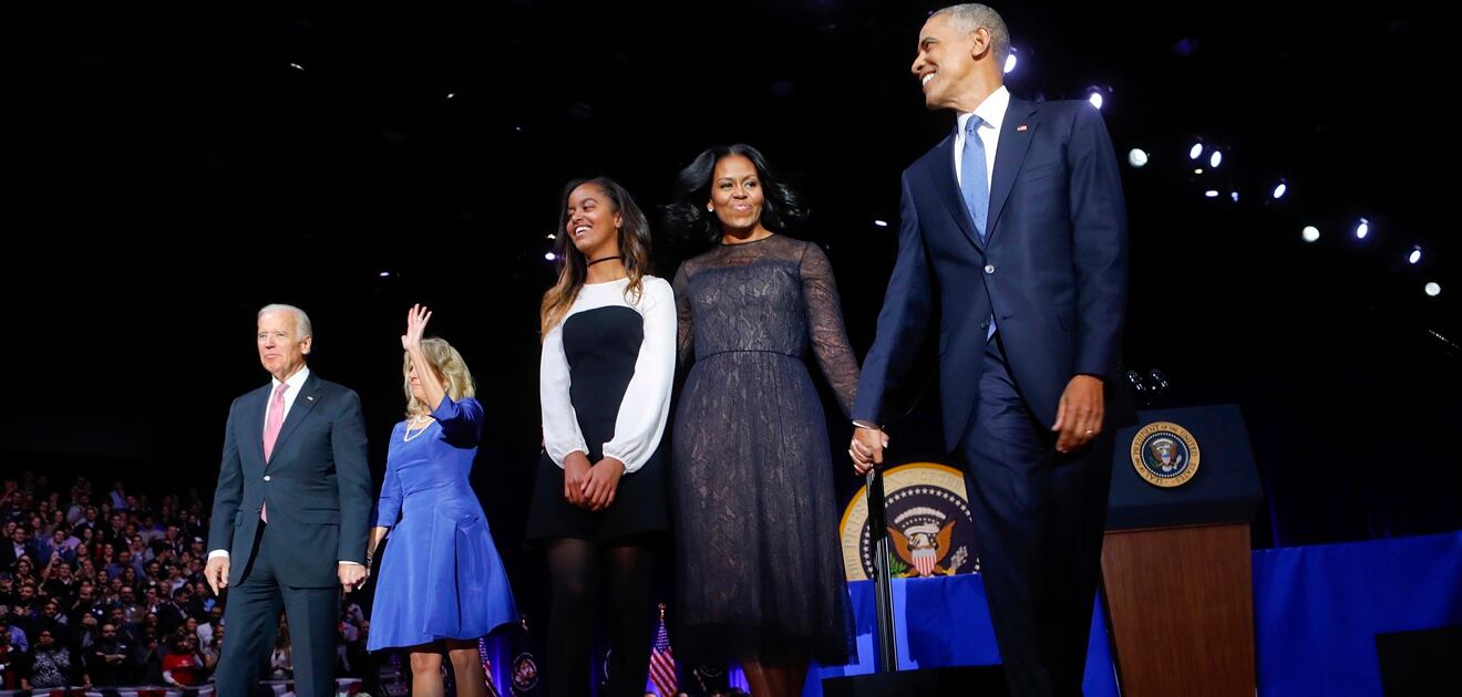 <p>Barack Obama mencionó el mérito de su esposa Michelle Obama por acompañarlo el tiempo de su mandato frente a la presidencia de los Estados Unidos.<strong> (Fotos: Archivo el Universal)</strong></p>
