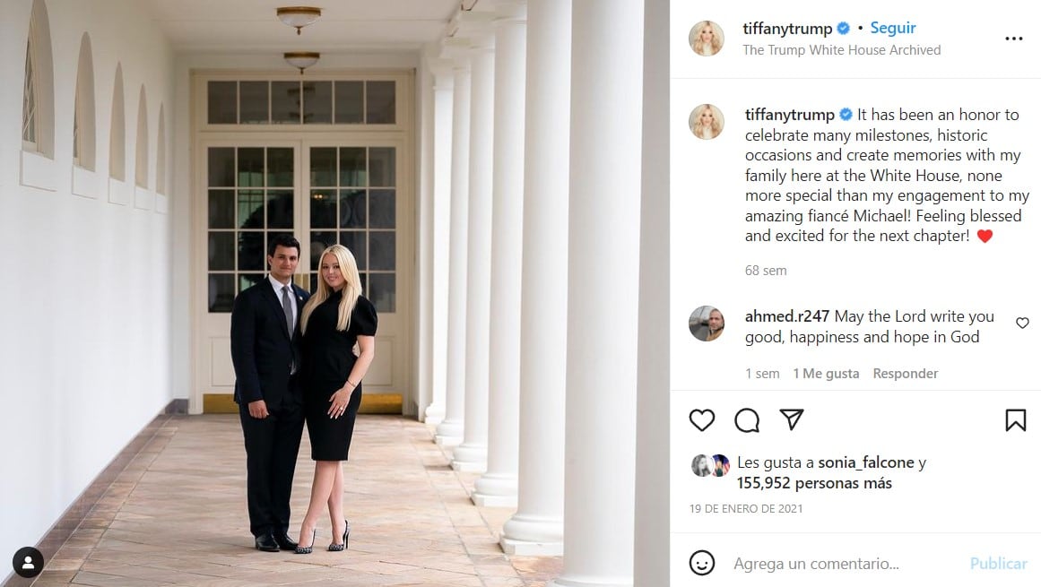 Donald Trump: Todo sobre la boda de su hija Tiffany