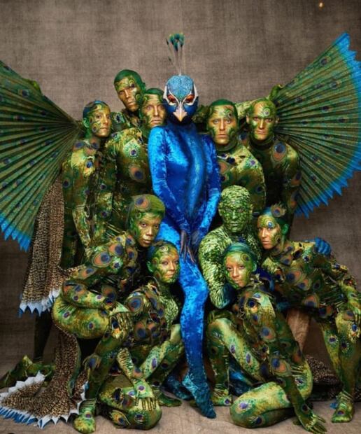 Heidi Klum en su fiesta de Halloween 2023 / AP