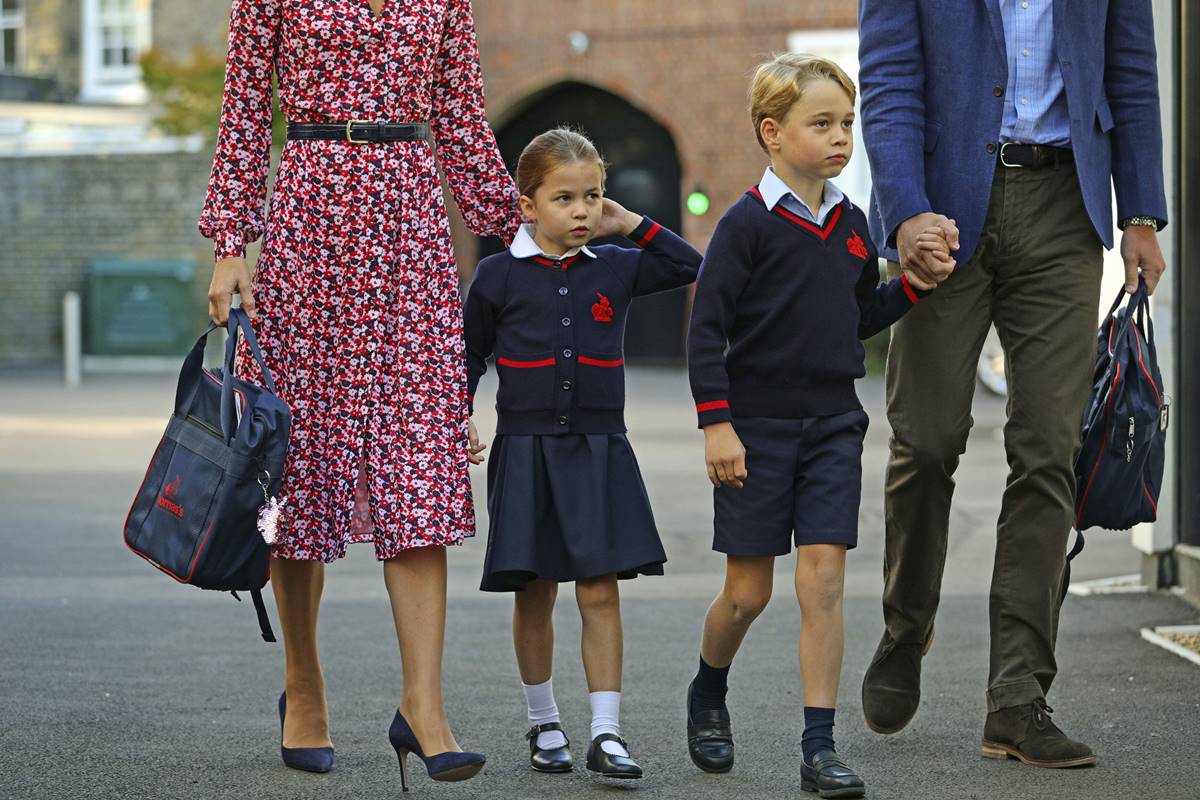 FOTOS: Las mejores imágenes de la princesa Charlotte en su primer día de escuela