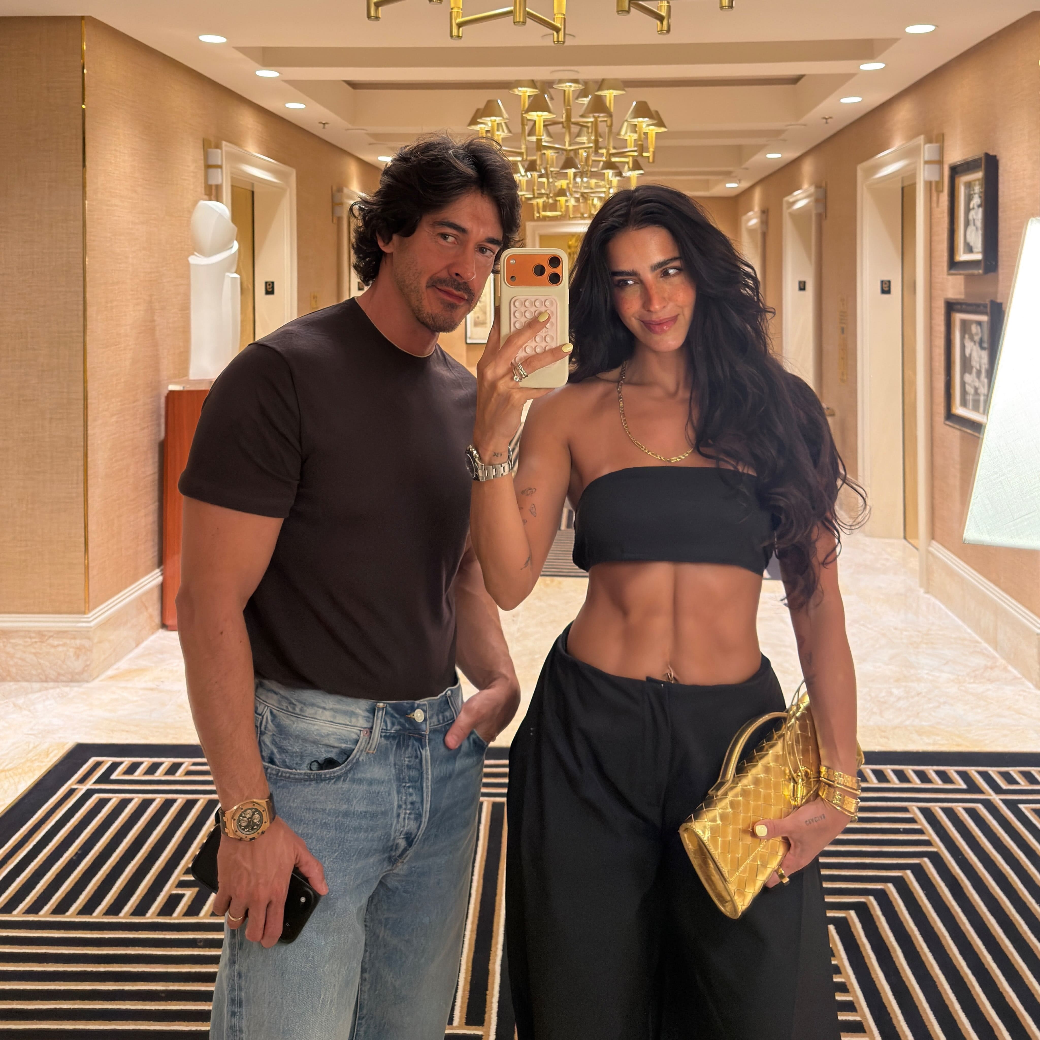 Bárbara de Regil y Fernando Schoenwald. (Foto: Instagram)