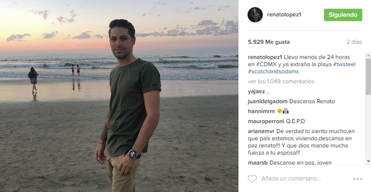 Las últimas fotos de Renato López