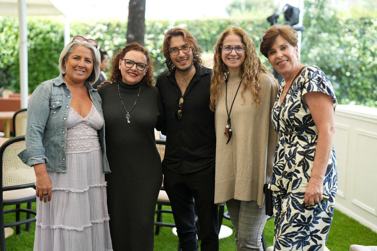 Dulce Alós, Cristina Jáuregui, Javier Gómez, Odette Rodríguez y Cristina Knolle. (Foto: Leonardo Gómez)