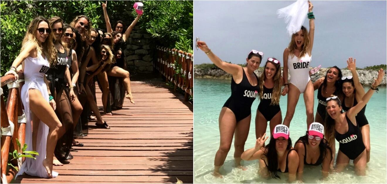 <p>La vocalista de OV7, Érika Zaba&nbsp;viajó a la Riviera Maya con 20 mujeres para decirle adiós a la soltería. <strong>(Fotos: Instagram)</strong></p>

<p>&nbsp;</p>
