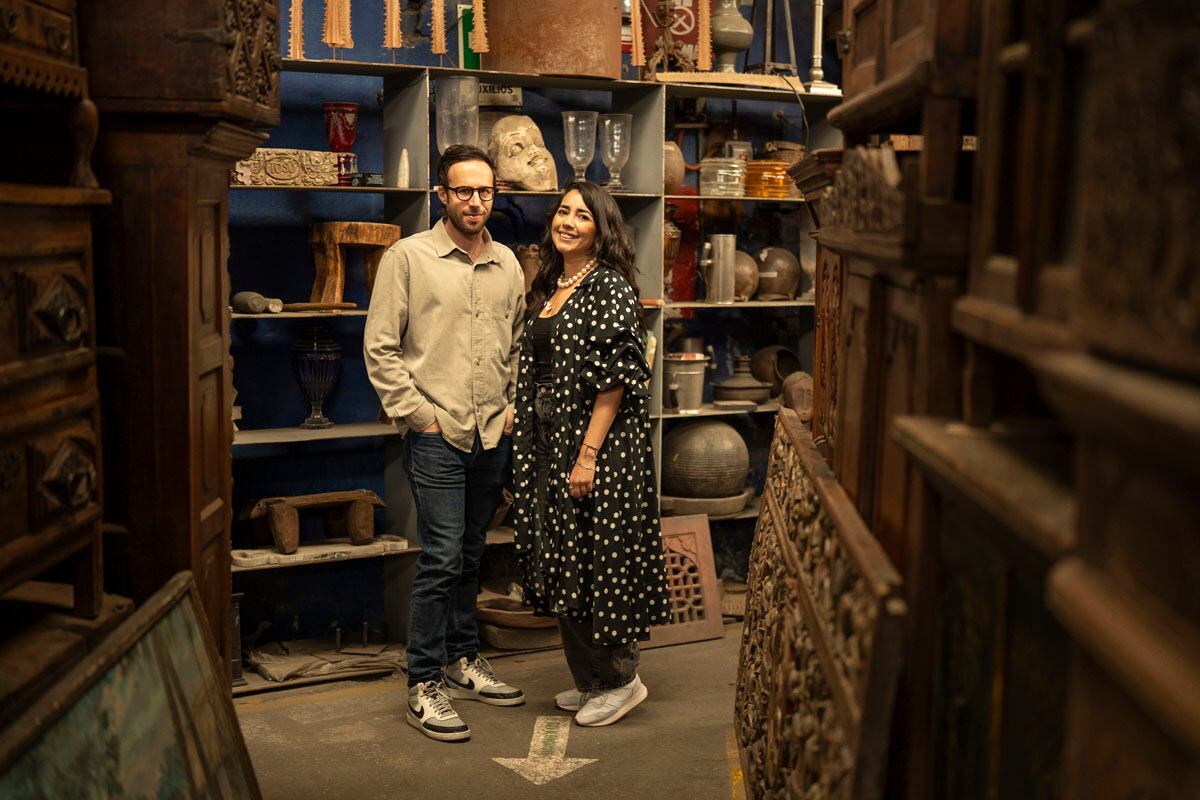 Elías Rudoy y Karla Sarti. (Foto: Héptor Arjona)