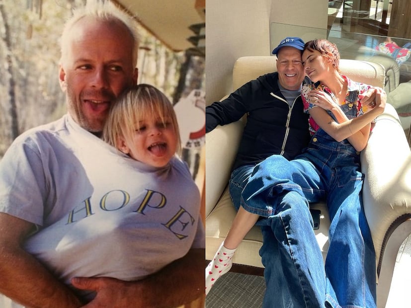 Bruce Willis junto a su hija Tallulah / Foto: Instagram