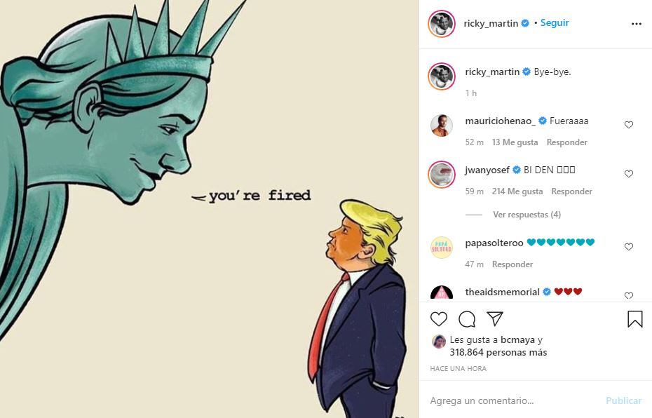 Así se pronunciaron las celebridades por el triunfo de Joe Biden