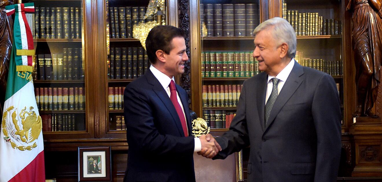Las fotos del encuentro de Andrés Manuel López Obrador y Enrique Peña Nieto 