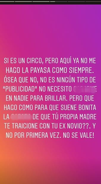 "Me duele que mi mamá se hospeda en el mismo hotel con mi ex", Frida Sofía se despide de Alejandra Guzmán 