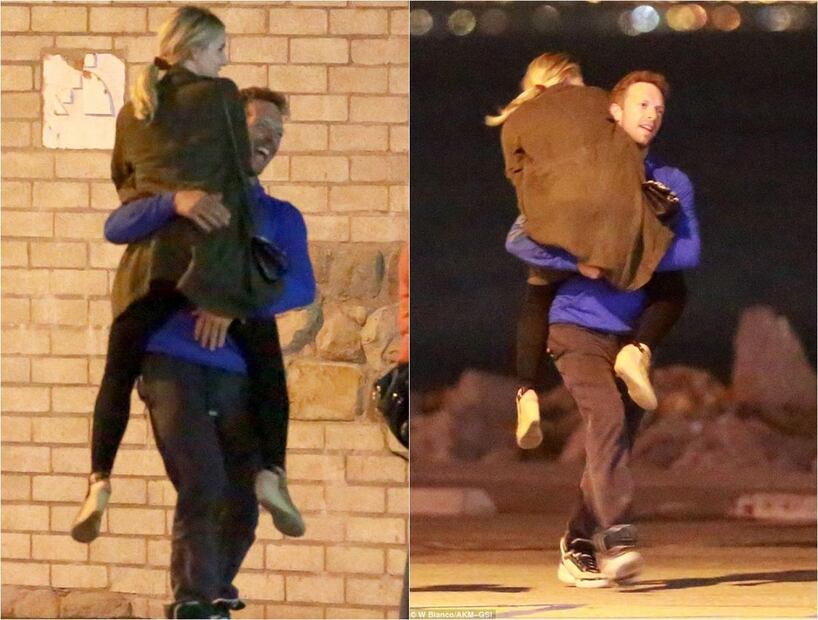 FOTOS: Chris Martin romancea por las calles de Los Ángeles con su novia