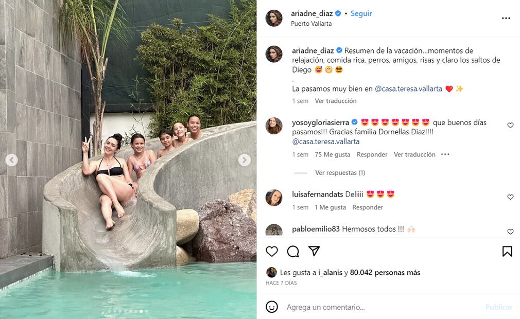 Ariadne Díaz nació el 16 de agosto de 1986 en Puerto Vallarta, Jalisco