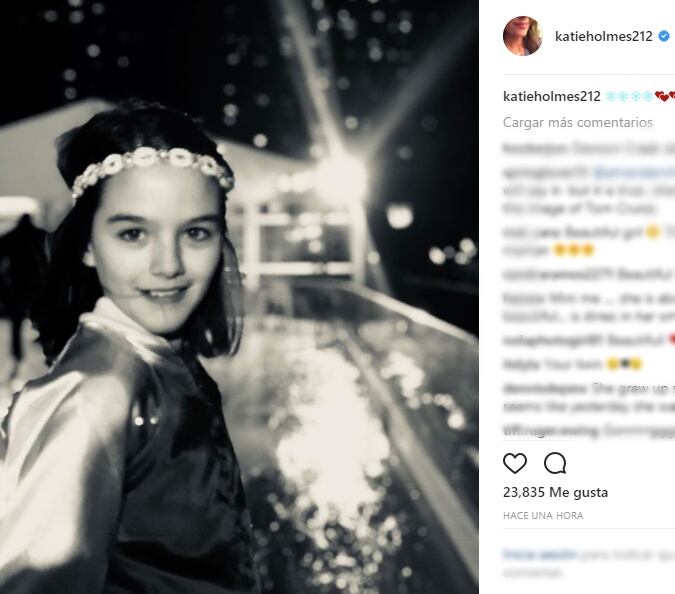 FOTO: Así luce actualmente Suri Cruise, hija de Tom Cruise y Katie Holmes