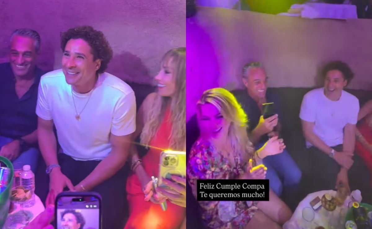 Memo Ochoa celebró junto a Karla Mora, Carlos Slim Domit y María Elena Torruco / Fotos: Instagram