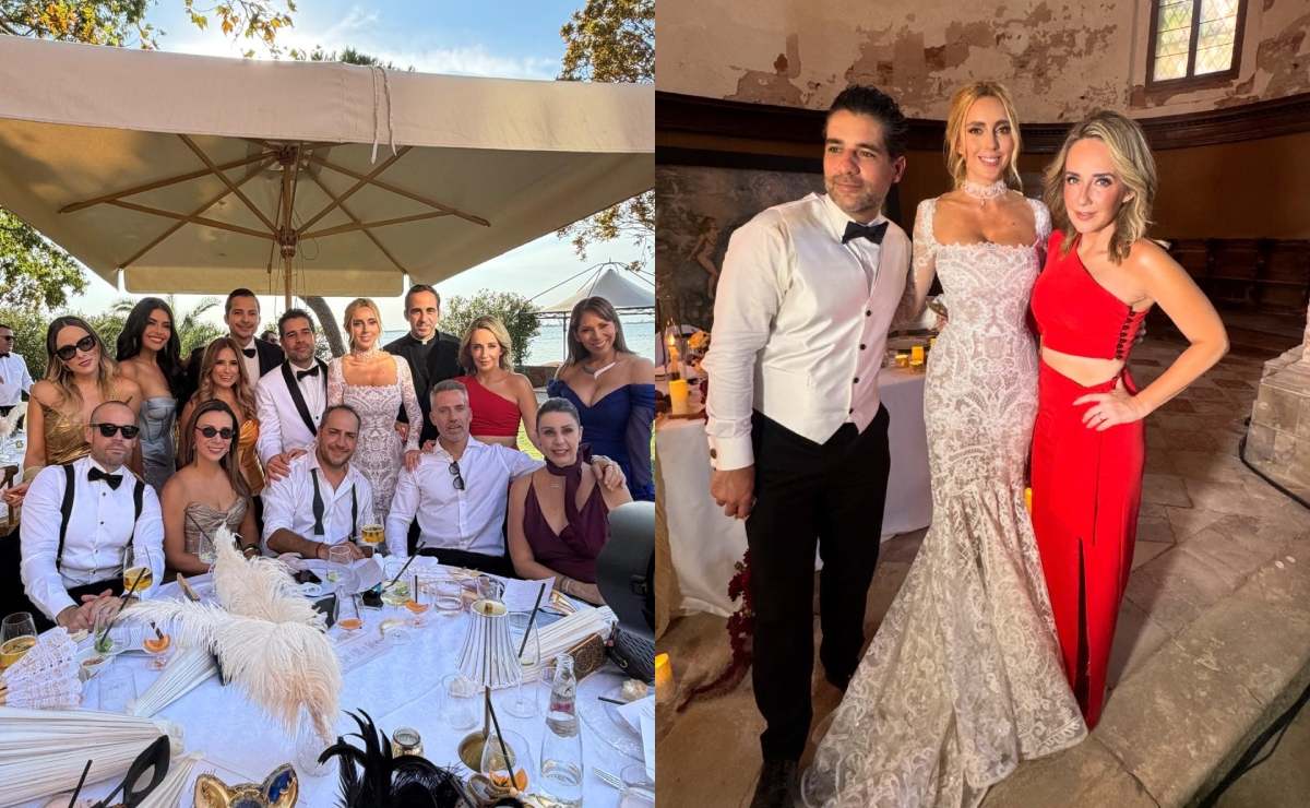 Los invitados a la renovación de votos de Shanik Aspe y Mauricio Odiardi (Fotos: RRSS)