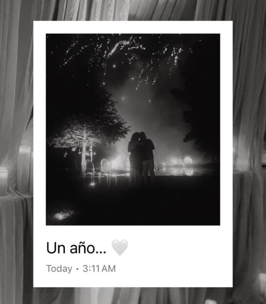 Ángela Aguilar y Christian Nodal celebran su primer aniversario / Foto: Instagram