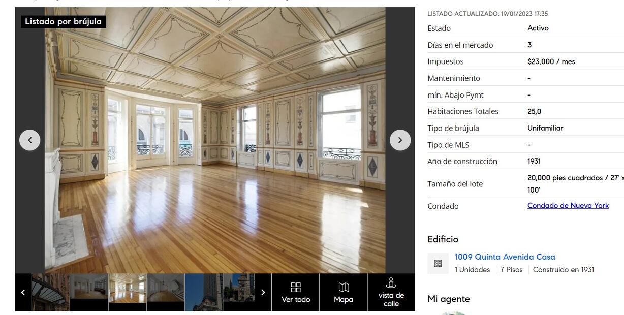 FOTOS: Carlos Slim pone a la venta -otra vez- su lujoso departamento de Nueva York en 80 millones de dólares 