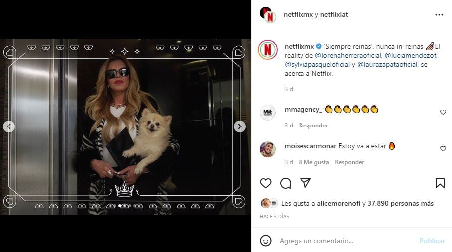 Sylvia Pasquel, Laura Zapata y Lucía Méndez en reality de Netflix