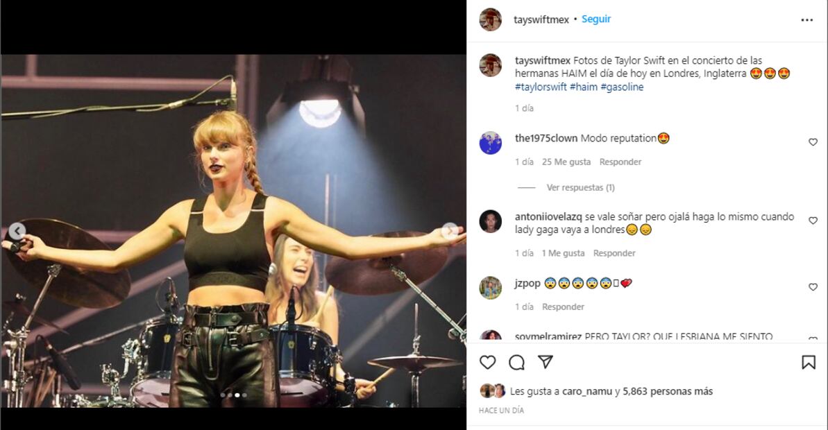 Taylor Swift reafirma la tendencia de usar pantalones de cuero