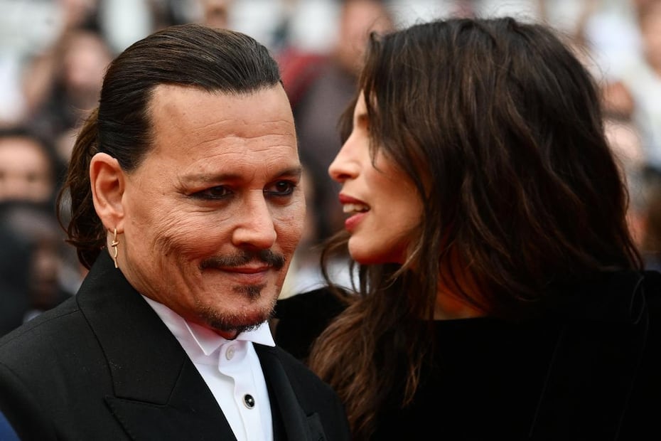 Johnny Depp llegó al Festival de Cannes 2023 / AFP