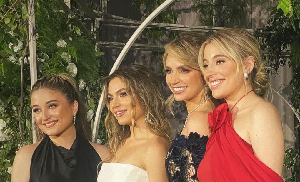 Angélica Rivera con sus hijas Sofía, Fernanda y Regina / Foto: Instagram