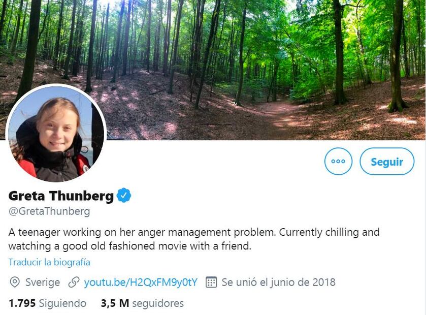 Greta Thunberg y su mordaz respuesta en Twitter a Donald Trump