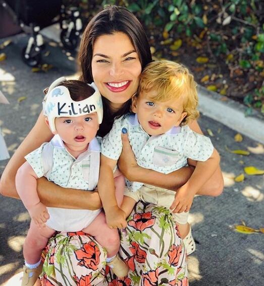 Bárbara Coppel explica por qué su pequeño hijo Kilian utilizó un casco especial