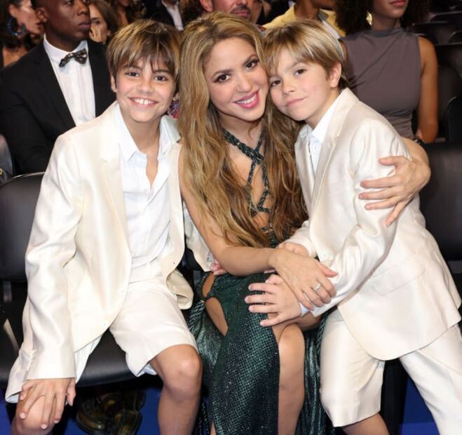 Shakira with their children Milan and Sasha / Photo: Getty Images