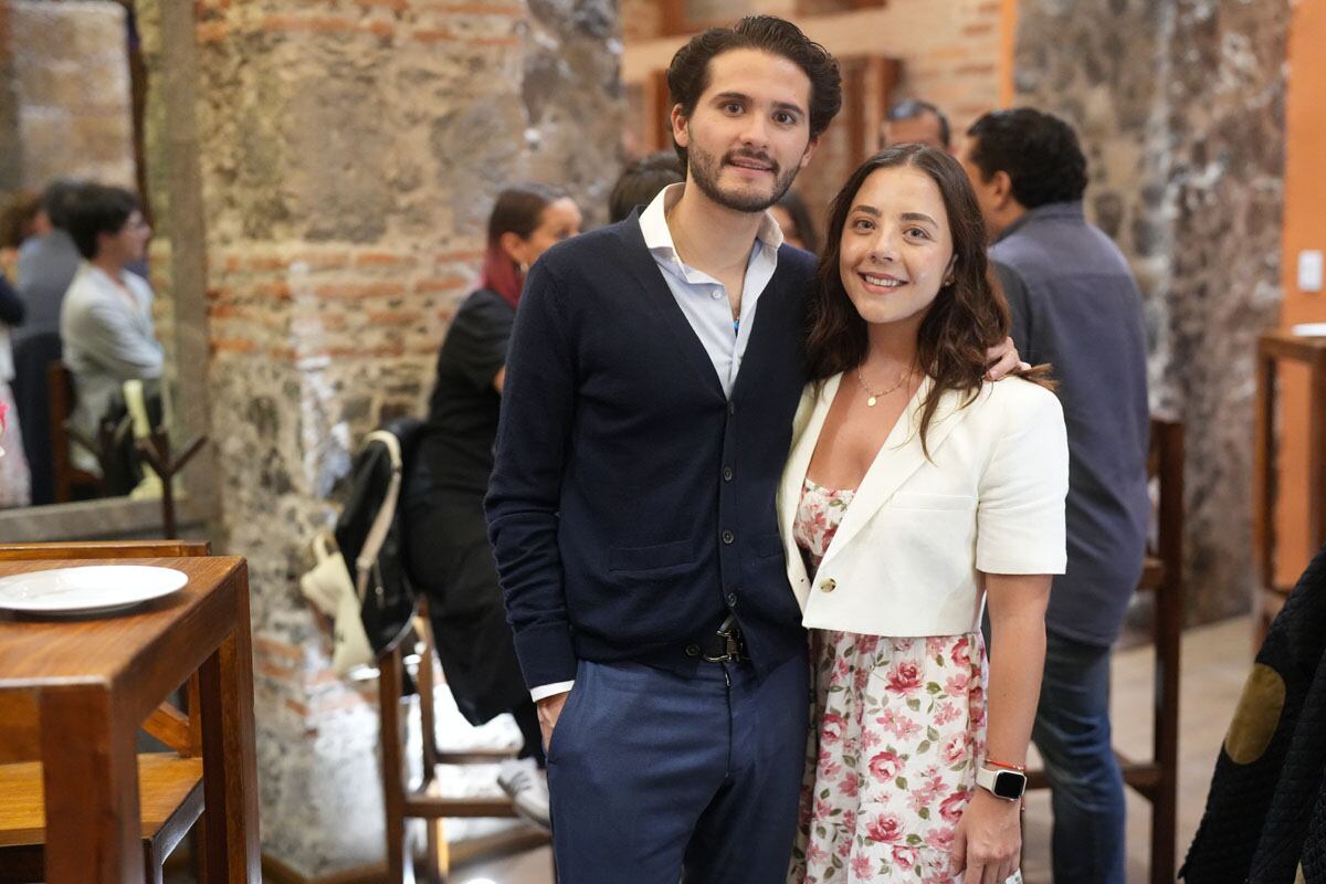 Rodrigo Silva-Herzog y Ximena Chouza. (Foto: Leonardo Gómez)