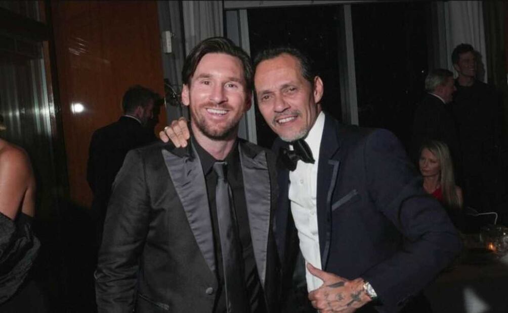 Lionel Messi y Marc Anthony / Foto: Instagram