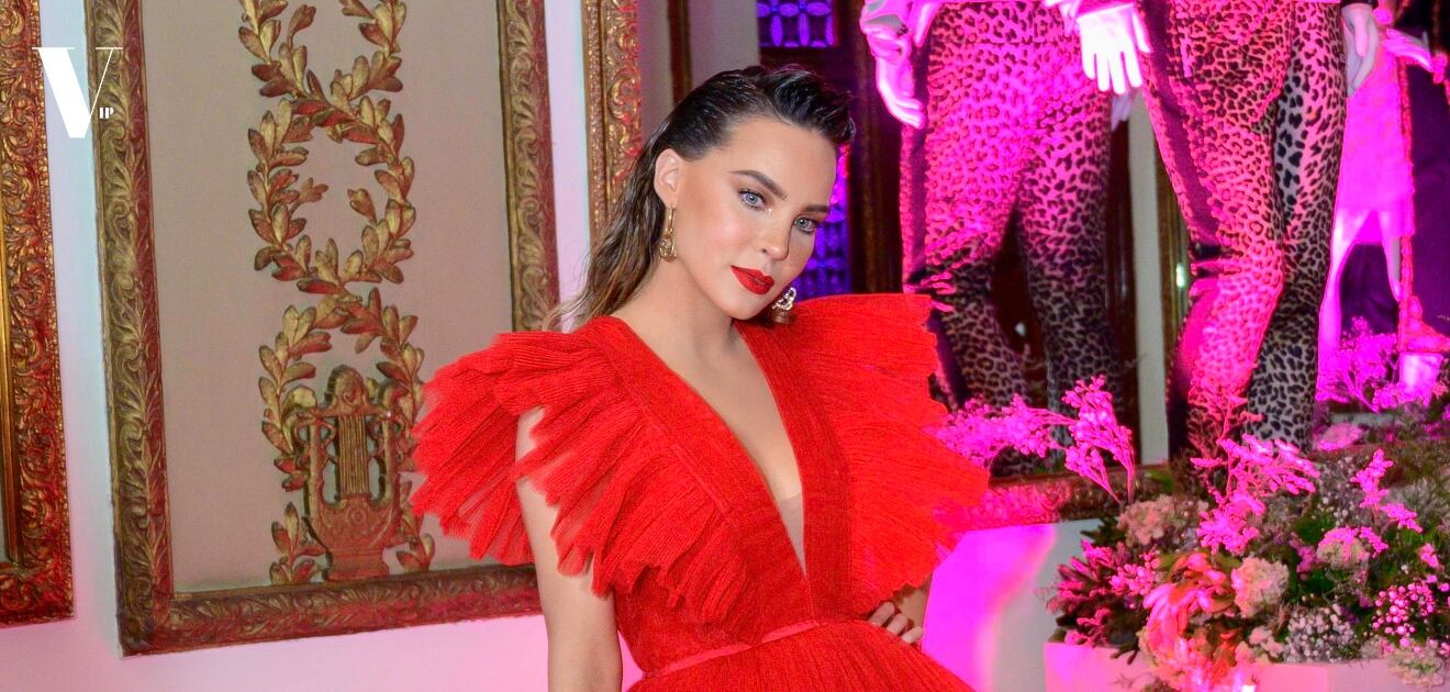 Belinda en la presentación de la nueva colaboración de Giambattista Valli 