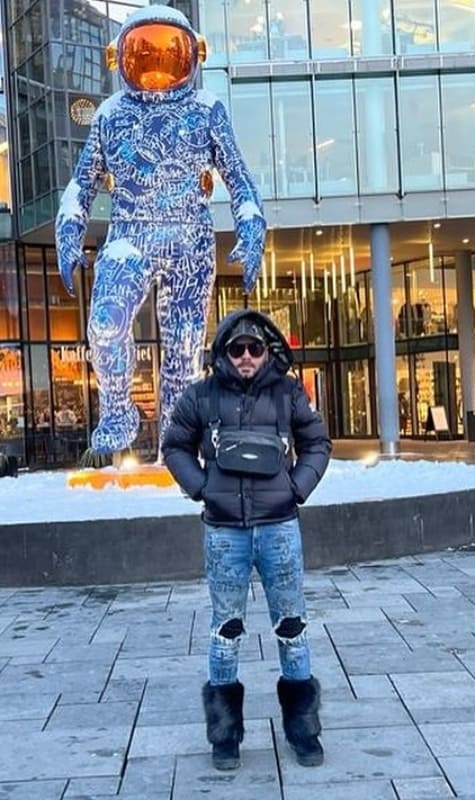 Botas de José Eduardo Derbez en Oslo / Foto: Especial
