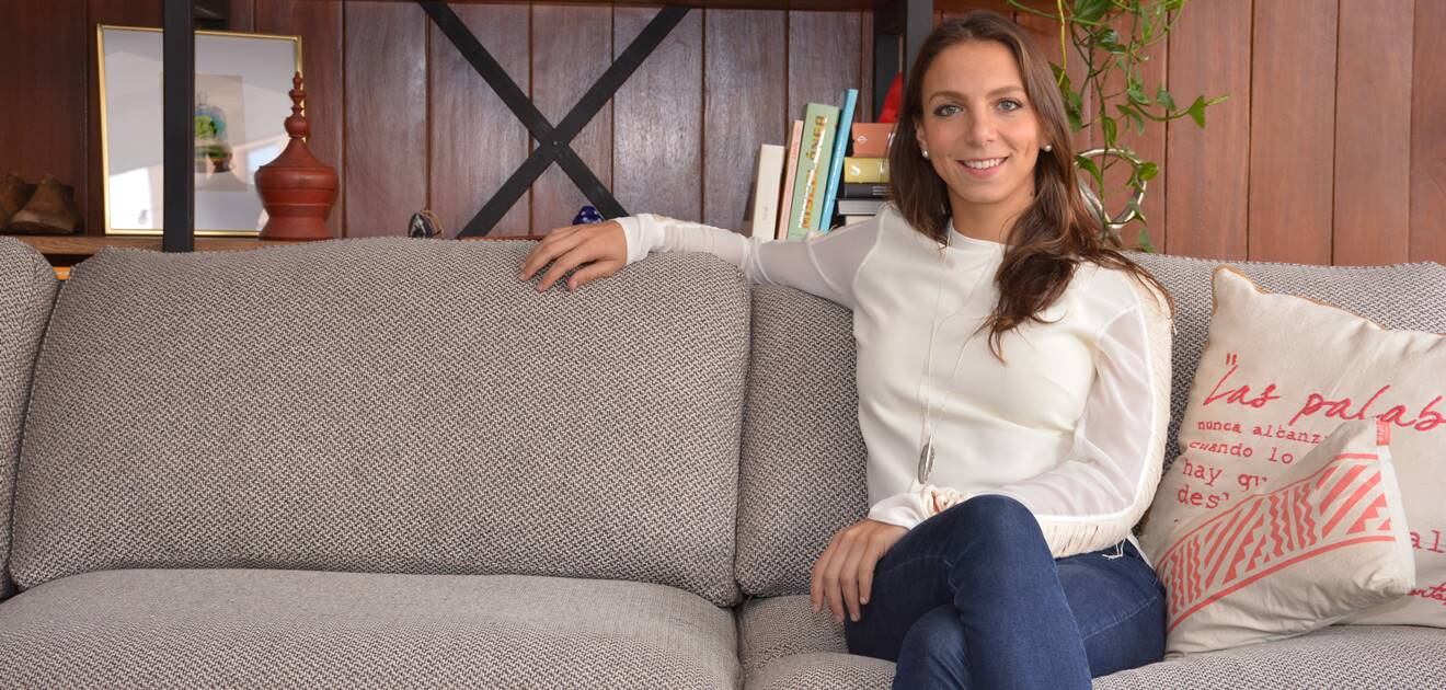 Mireille Domit, a través de yoga y meditación, busca inspirar a las personas 