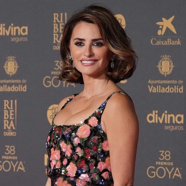 Penélope Cruz en la alfombra de los premios Goya 2024 / Foto: AFP
