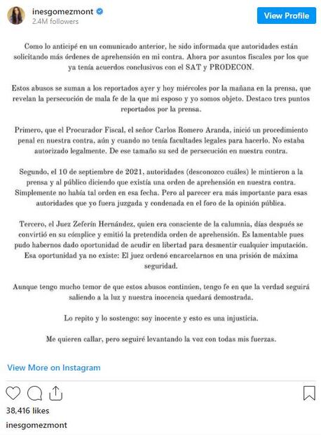 La Interpol busca a Inés Gómez Mont y a Álvarez Puga en 190 países