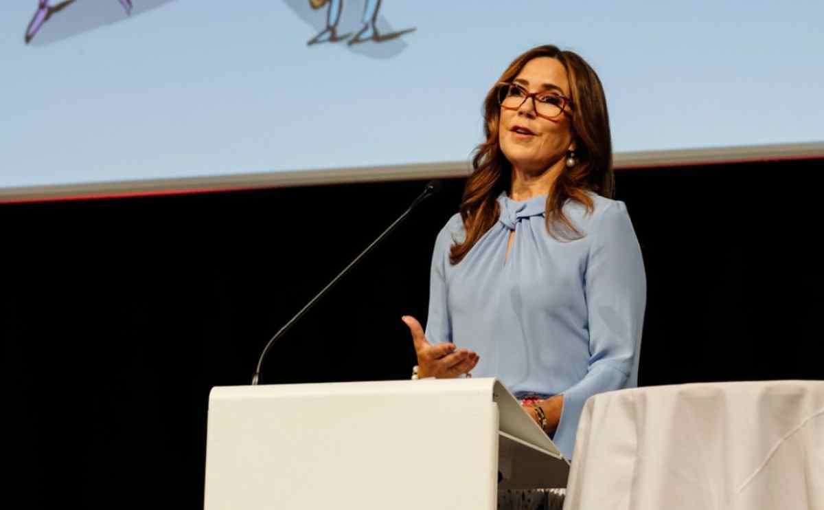 Reina Mary de Dinamarca en sus actividades dentro de la fundación Mary Fonden / Foto: Instagram