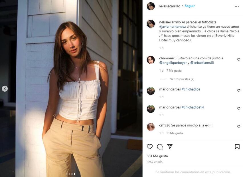 Javier “Chicharito” Hernández podría estar estrenando romance