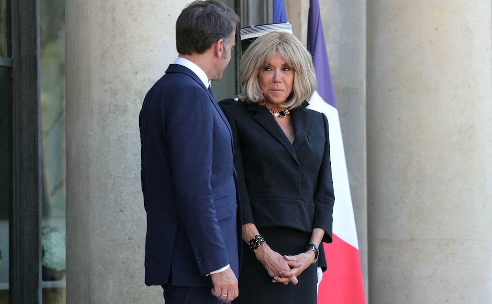 Brigitte y Emmanuel Macron / Foto: Thomas Samson - AFP