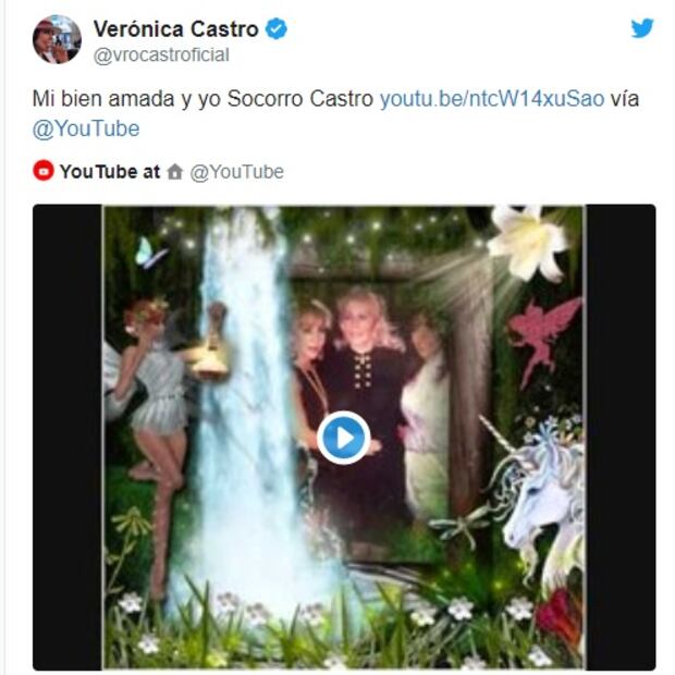 Yolanda Andrade se despide de la mamá de Verónica Castro tras su muerte 