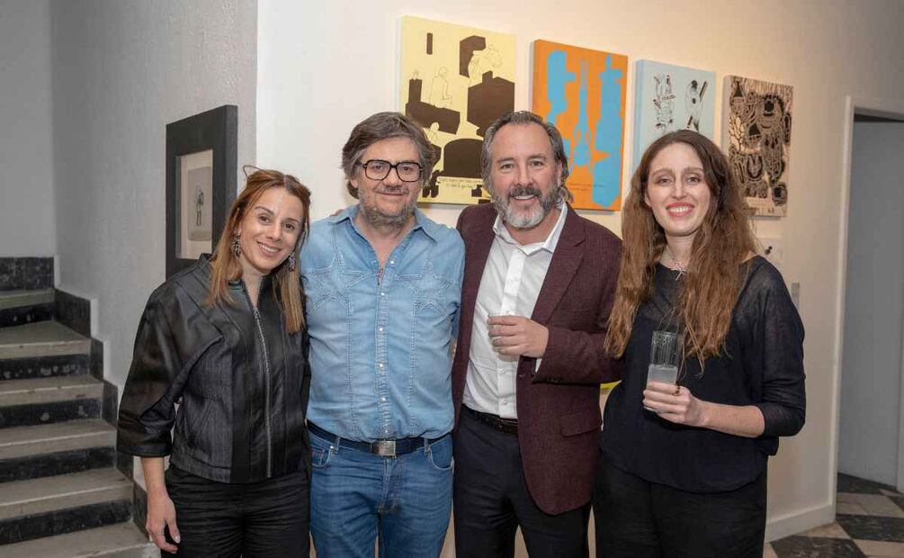 Aline Salem, Alberto Simón, Alfonso Castro y María García Sainz / Foto: Edgar Silva para Clase