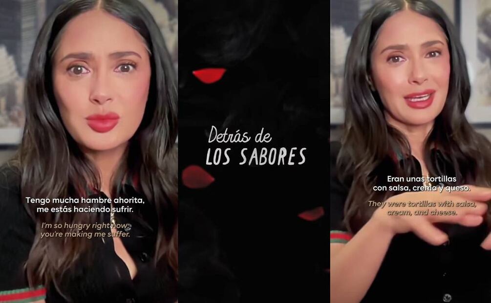 Salma Hayek en la reciente entrevista para la plataforma de streaming MAX / Foto: Captura