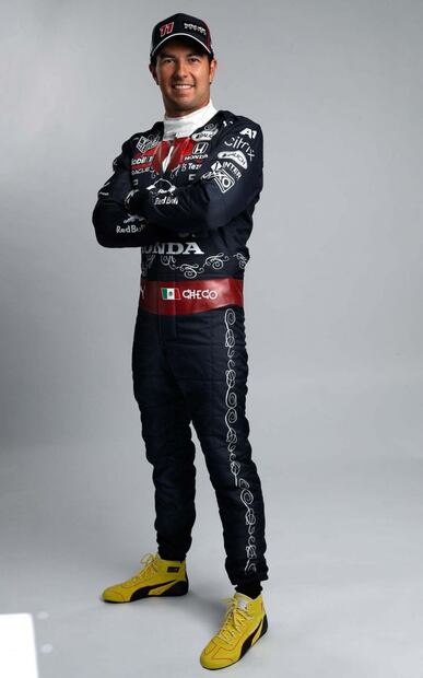 Así es el traje de mariachi que usará "Checo" Pérez en el Gran Premio de México