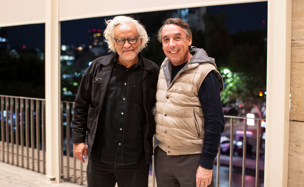 Gabriel Orozco y Emilio Azcárraga / Foto: Esteban Torreblanca - Clase
