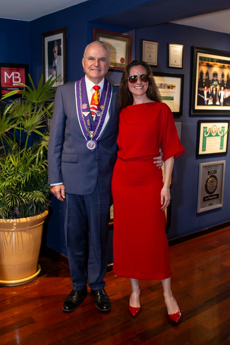 Jaime Weiss y Denisse Acha. (Foto: Esteban Torreblanca)