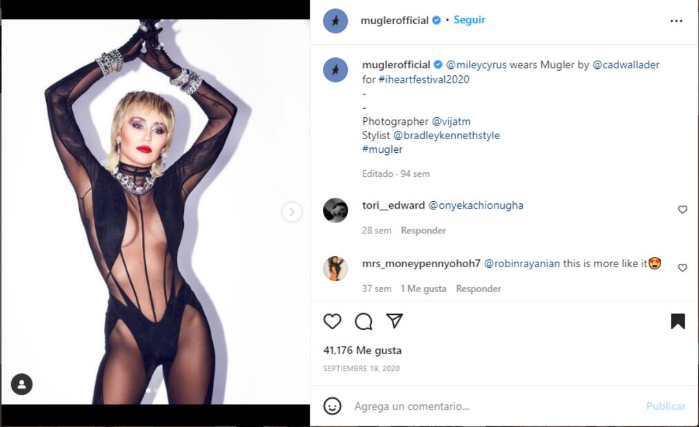 La prenda que comparten Belinda, Miley Cyrus y Beyoncé