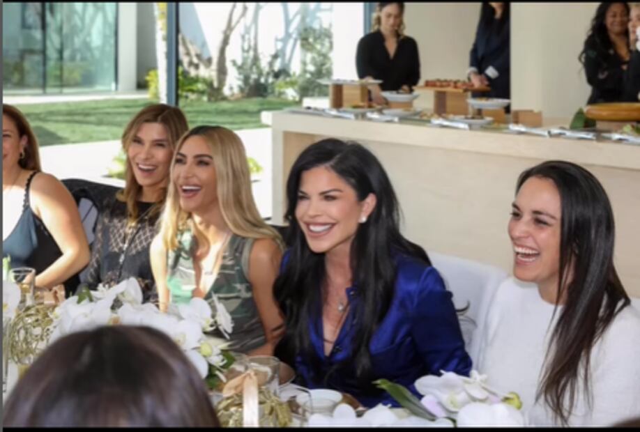 Los festejos de cumpleaños de Lauren Sanchez, novia de Jeff Bezos, junto a Kim Kardashian