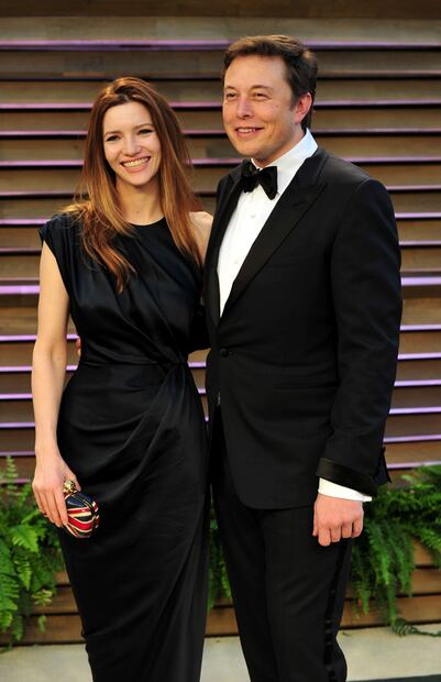 Elon Musk y Talulah Riley en una foto de 2014 / Getty Images
