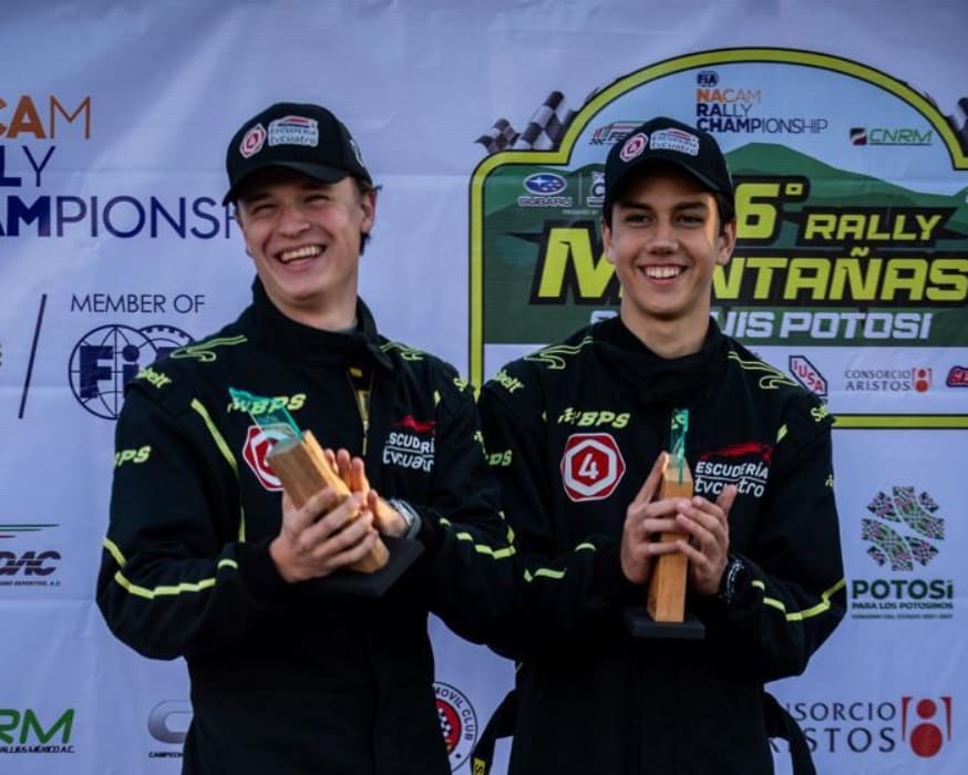 La participación de Matías Romero de Terreros Nin en rally de San Luis Potosí / Foto: Cortesía