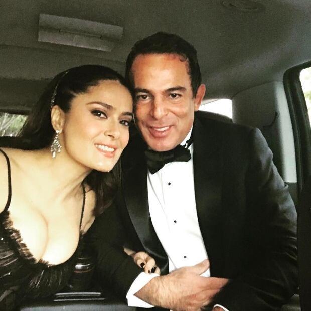 El original anillo que Salma Hayek usó en los Oscar 2017