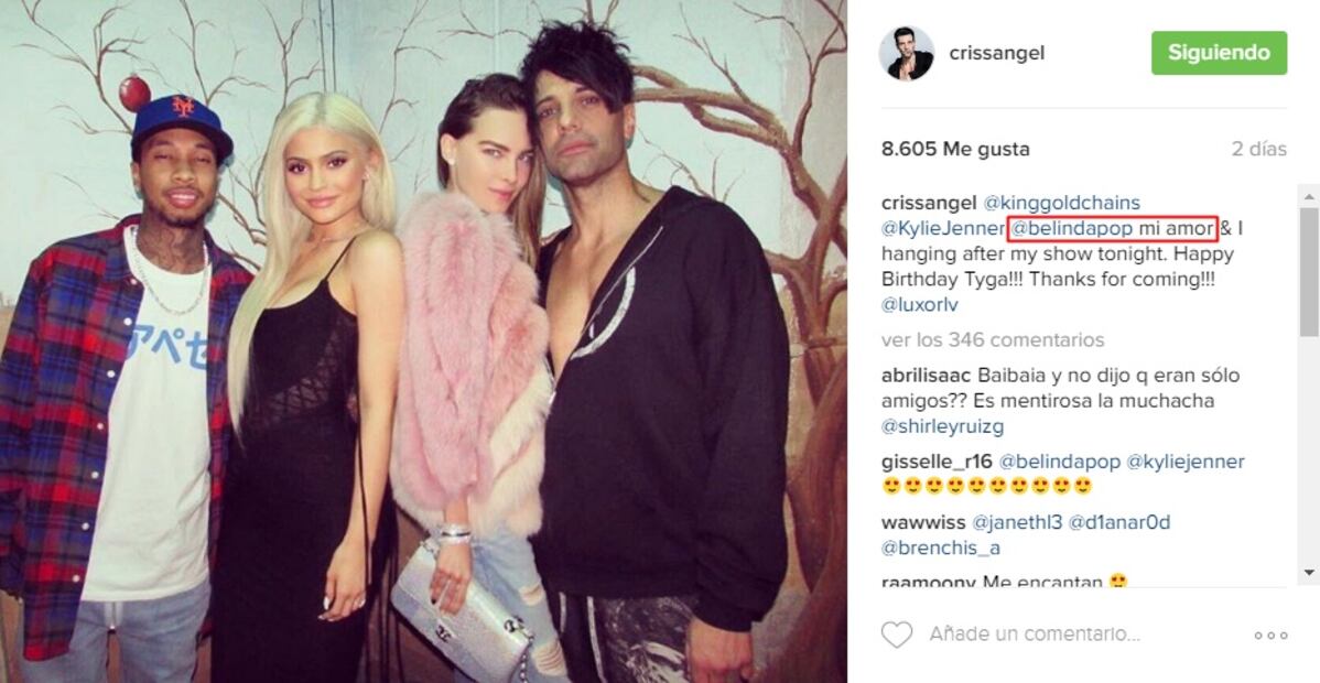Criss Angel confirma romance con Belinda 