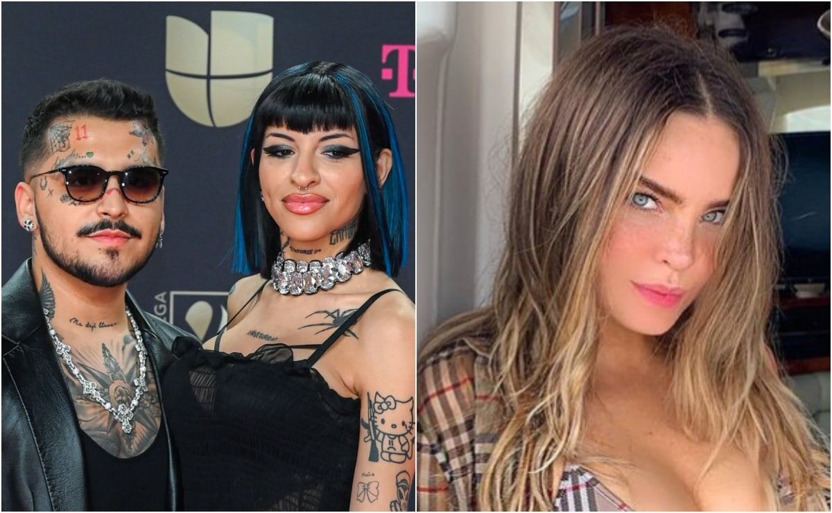 Christian Nodal, Cazzu y Belinda / Fotos: EFE - Instagram
